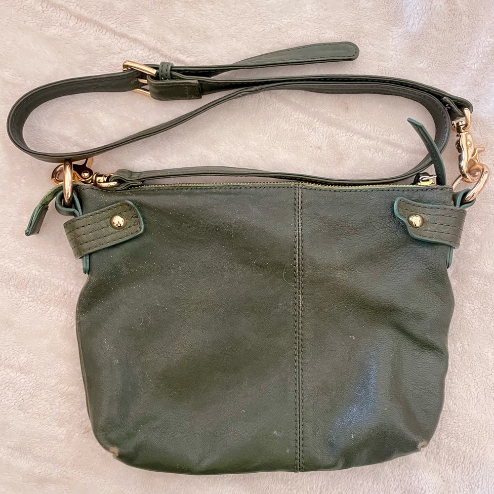 Authentic Romani Stockholm Leather purse bag-Shoulder Strap/Cross Body- small